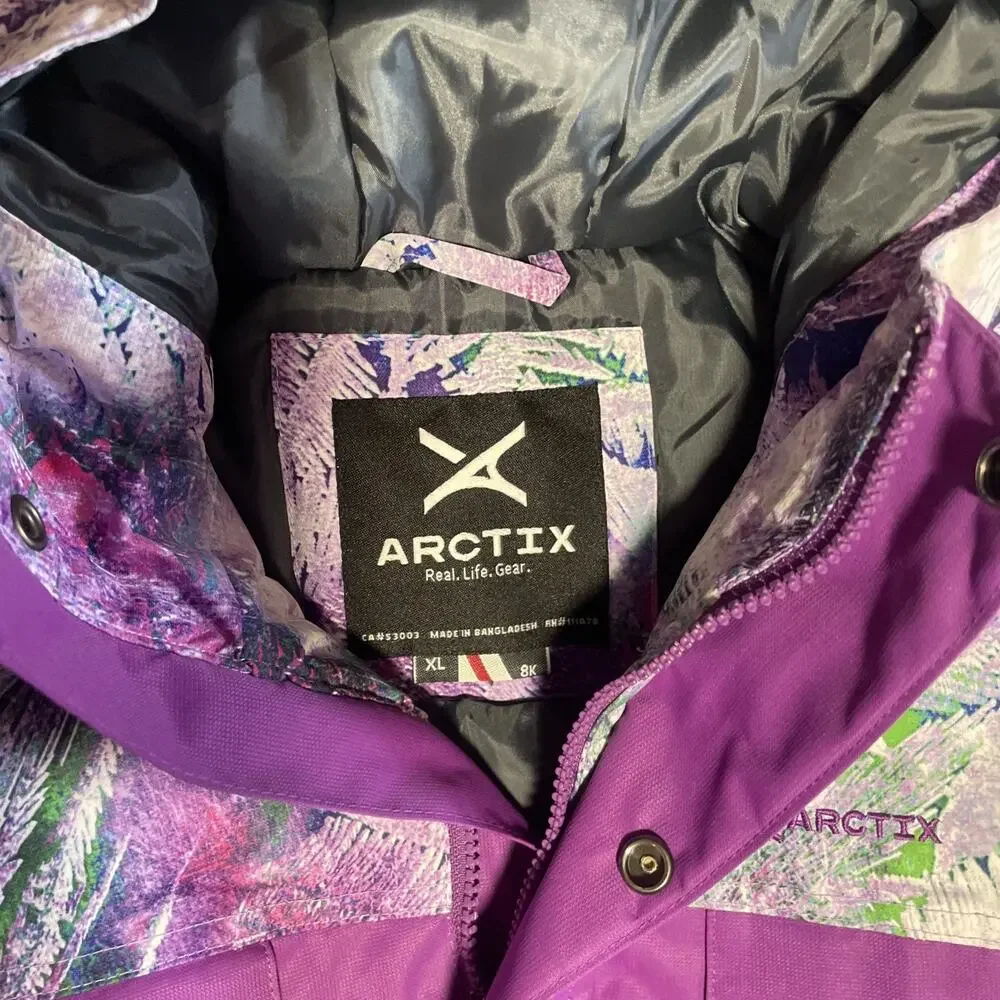 Arctix Girl's Slalom Insulated Winter Ski Jacket Wind Resistant/Insulated XL